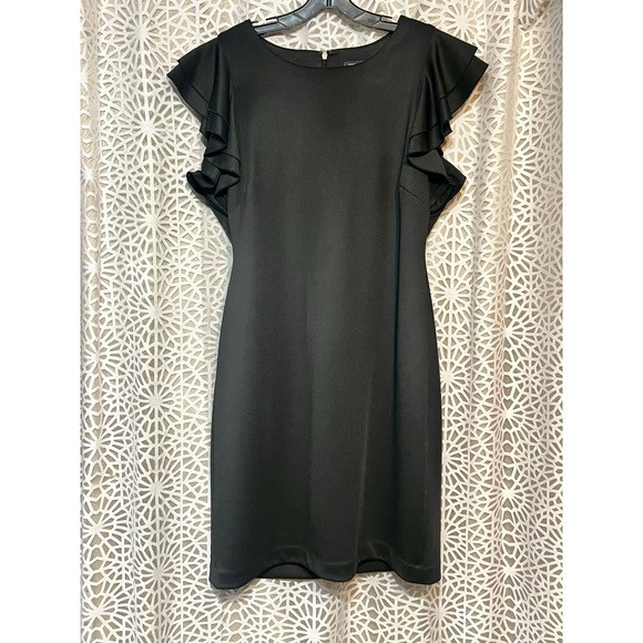 Tommy Hilfiger Womens Light Weight Scuba Dress Short Sleeve Dress Size 16 - Picture 4 of 15